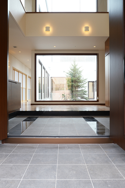 中庭のある明るい家 三愛地所 札幌の新築一戸建て